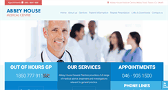 Desktop Screenshot of abbeymedical.ie